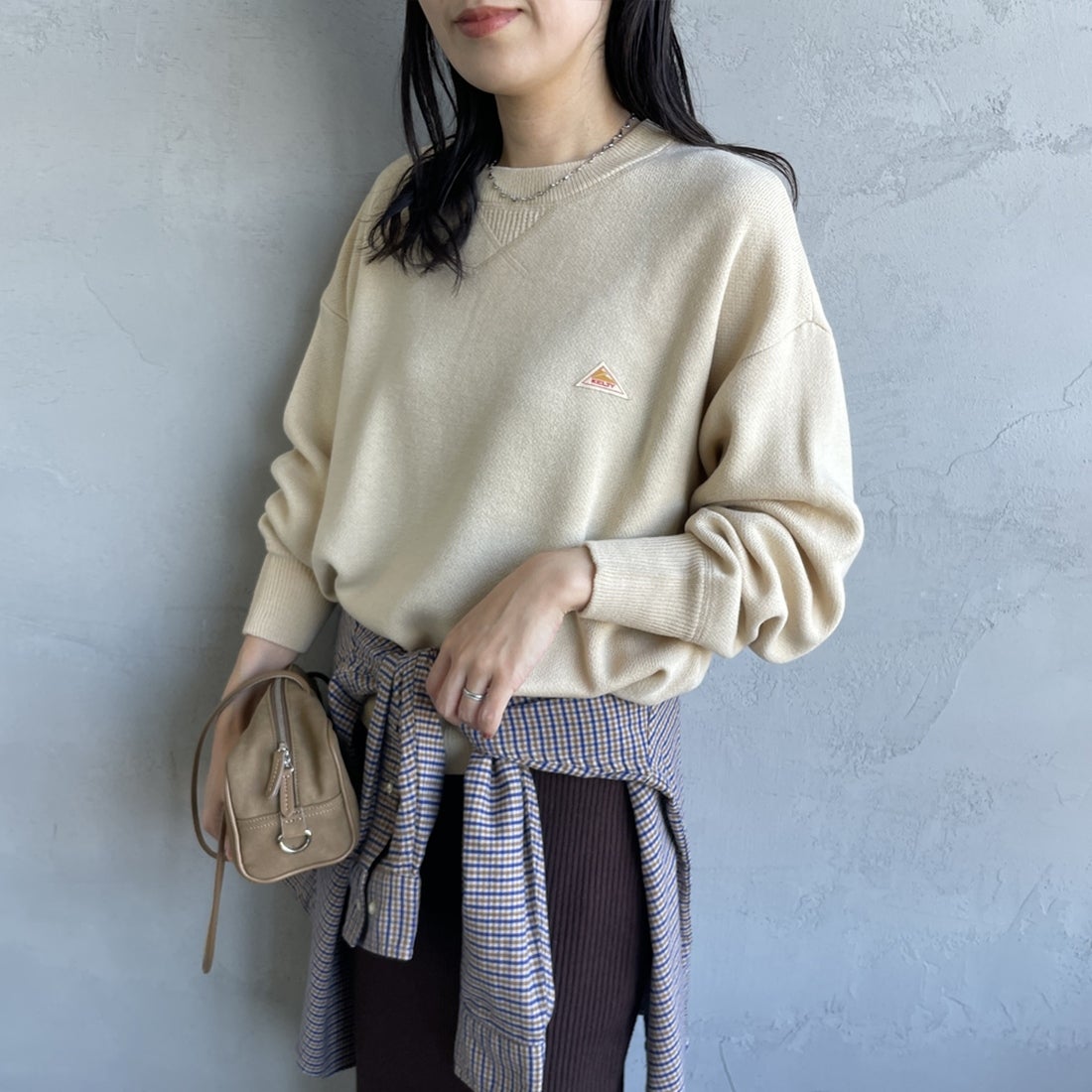 OATMEAL&&モデル身長：160cm 着用サイズ：M&&