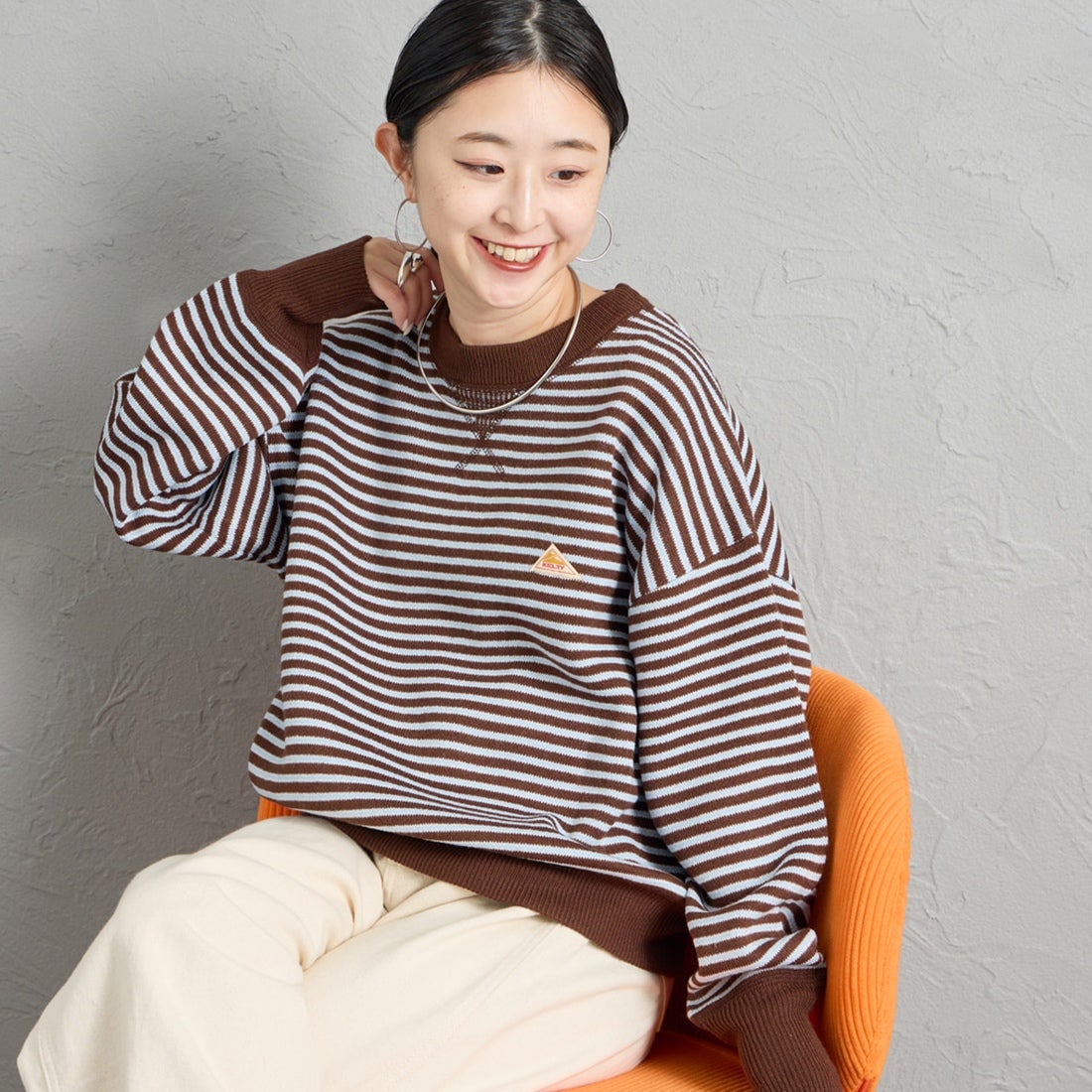 BROWN/SAX&&モデル身長：150cm 着用サイズ：S&&