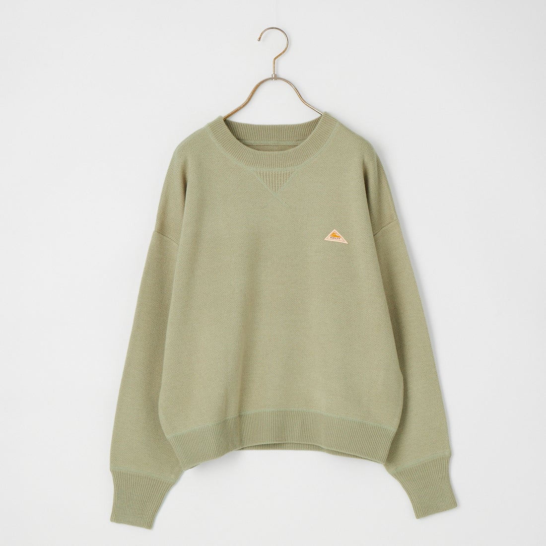 KELTY [ケルティ] 別注 ワンポイントロゴ スウェットライクニット [KE26W001-JF] SAGE
