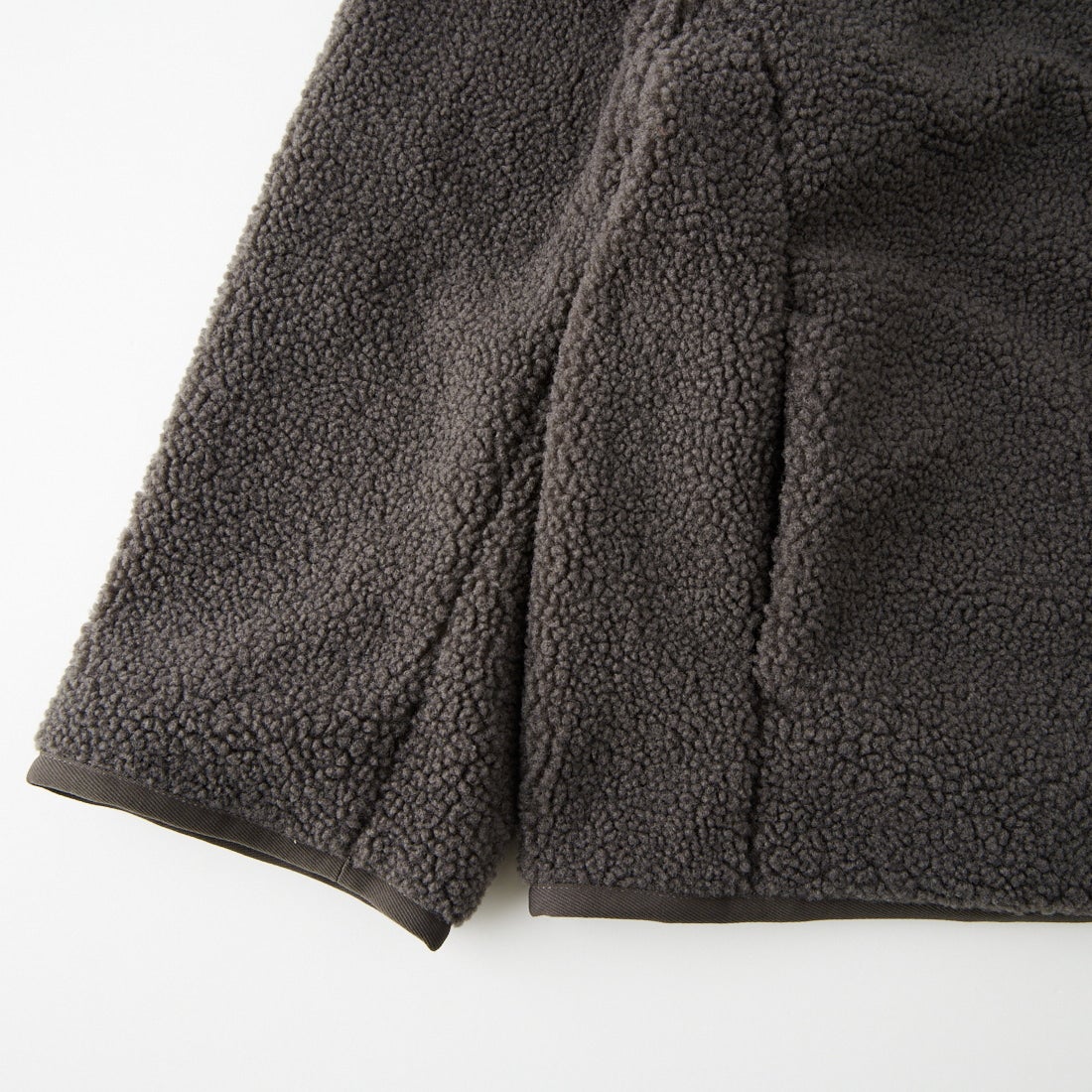 Gymphlex [ジムフレックス] ボア カラーレスジャケット [GY-A0851BOL] COAL GREY