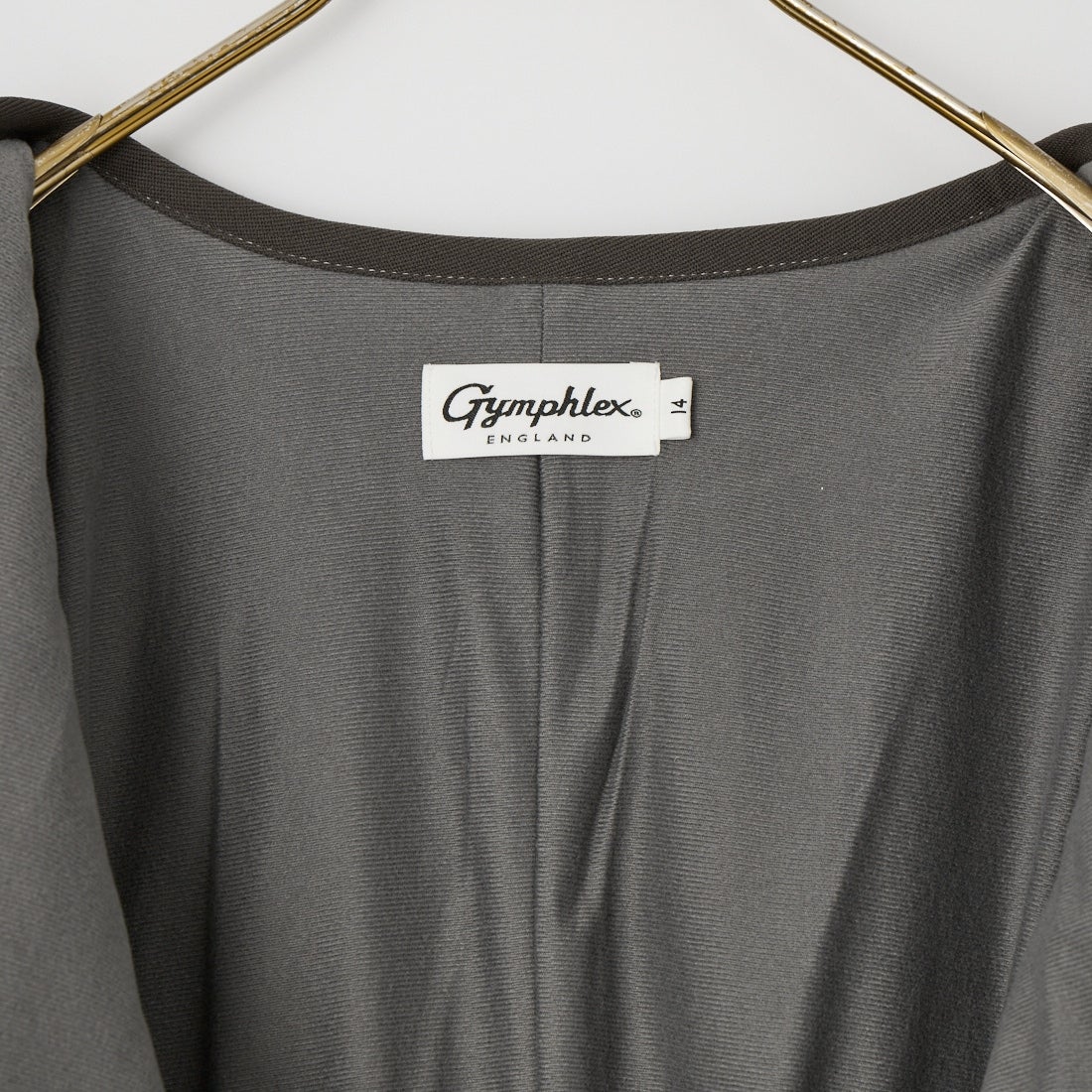 Gymphlex [ジムフレックス] ボア カラーレスジャケット [GY-A0851BOL] COAL GREY