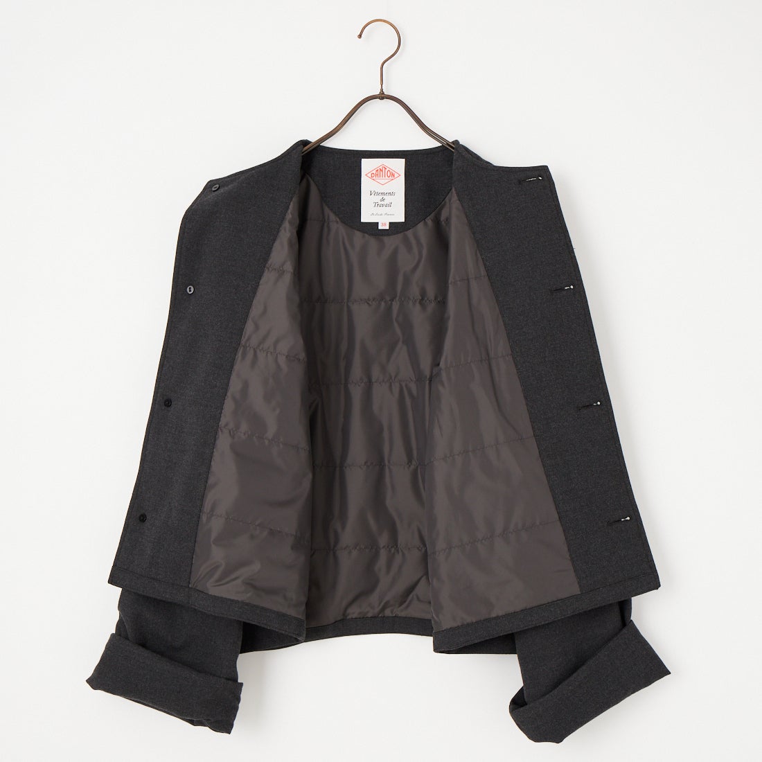 DANTON [ダントン] カラーレスジャケット [DT-A0672WLX] CHARCOAL