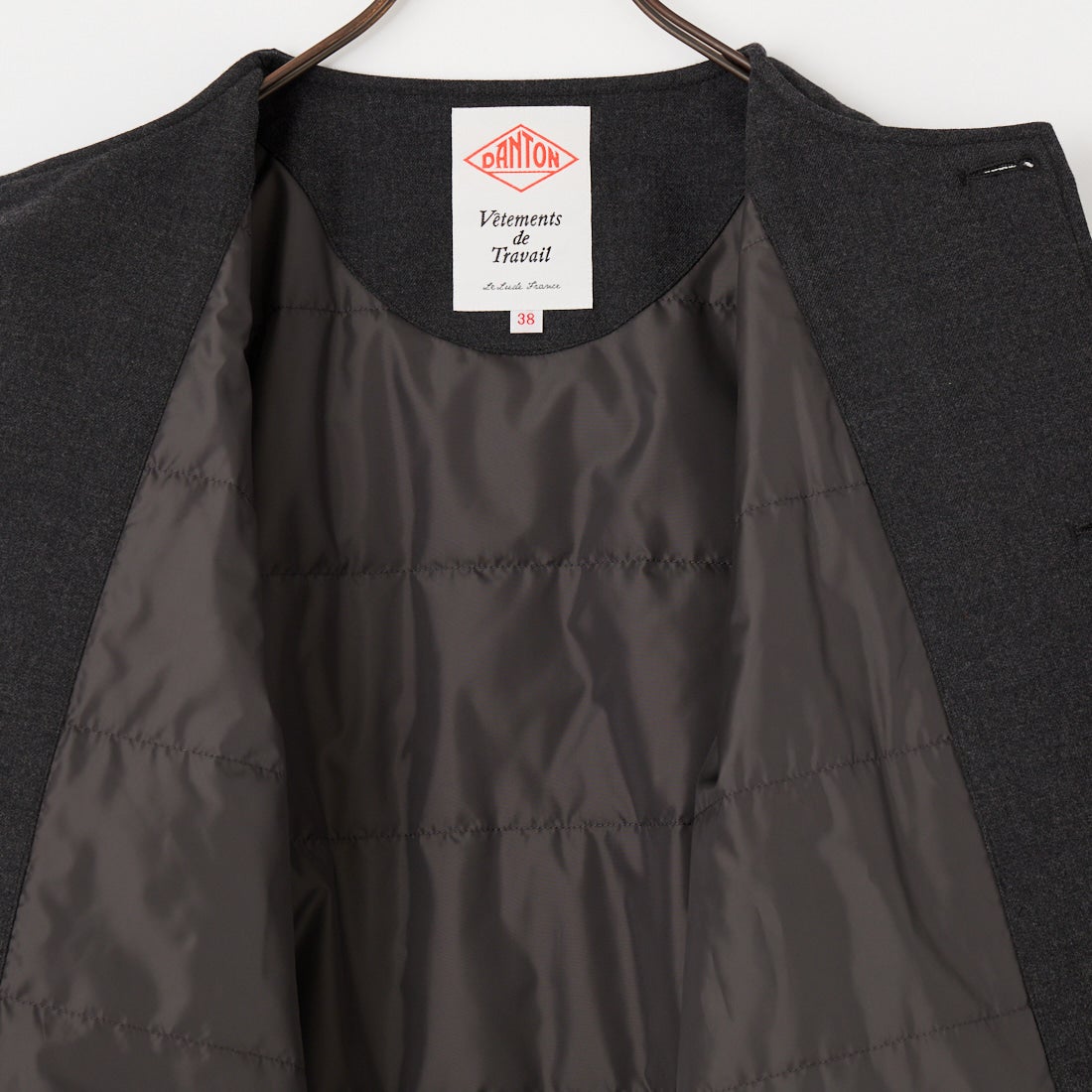 DANTON [ダントン] カラーレスジャケット [DT-A0672WLX] CHARCOAL