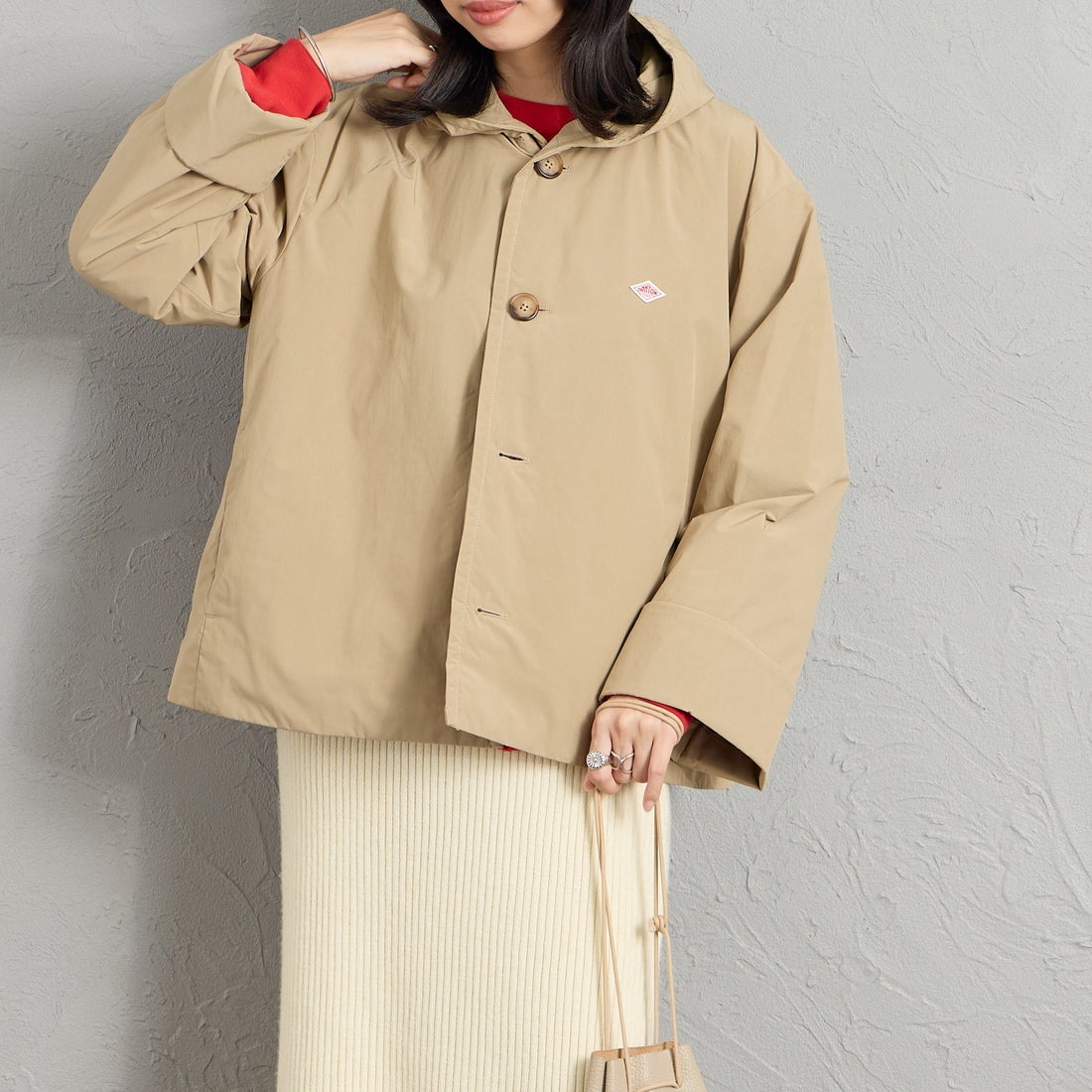 BEIGE&&モデル身長：162cm 着用サイズ：34&&