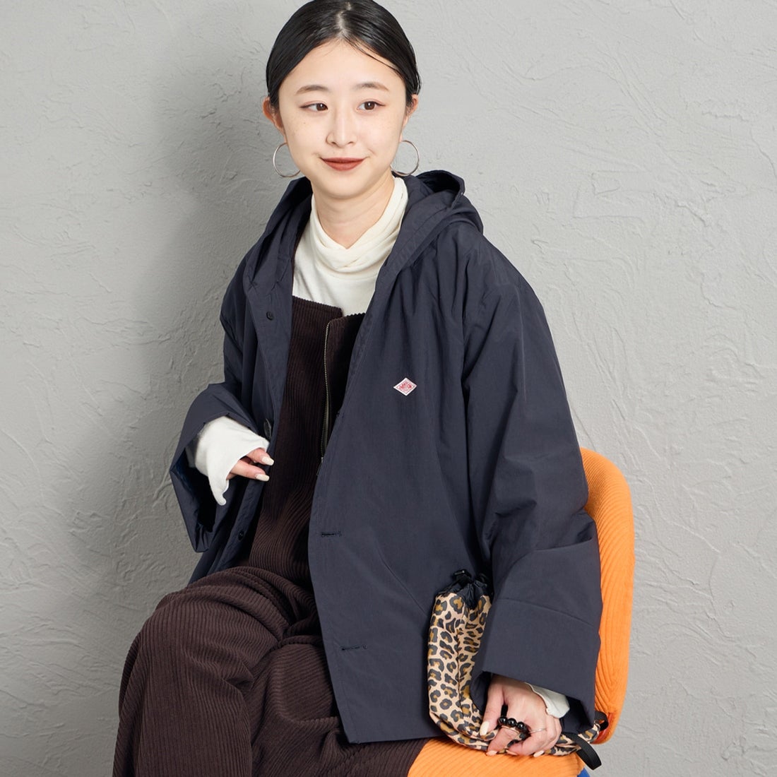 NAVY&&モデル身長：150cm 着用サイズ：34&&