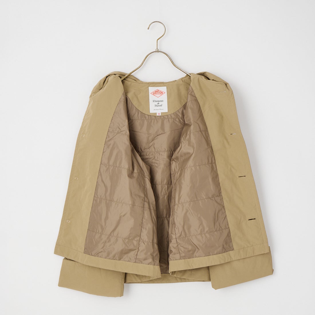 DANTON [ダントン] フードジャケット [DT-A0673KTF] BEIGE