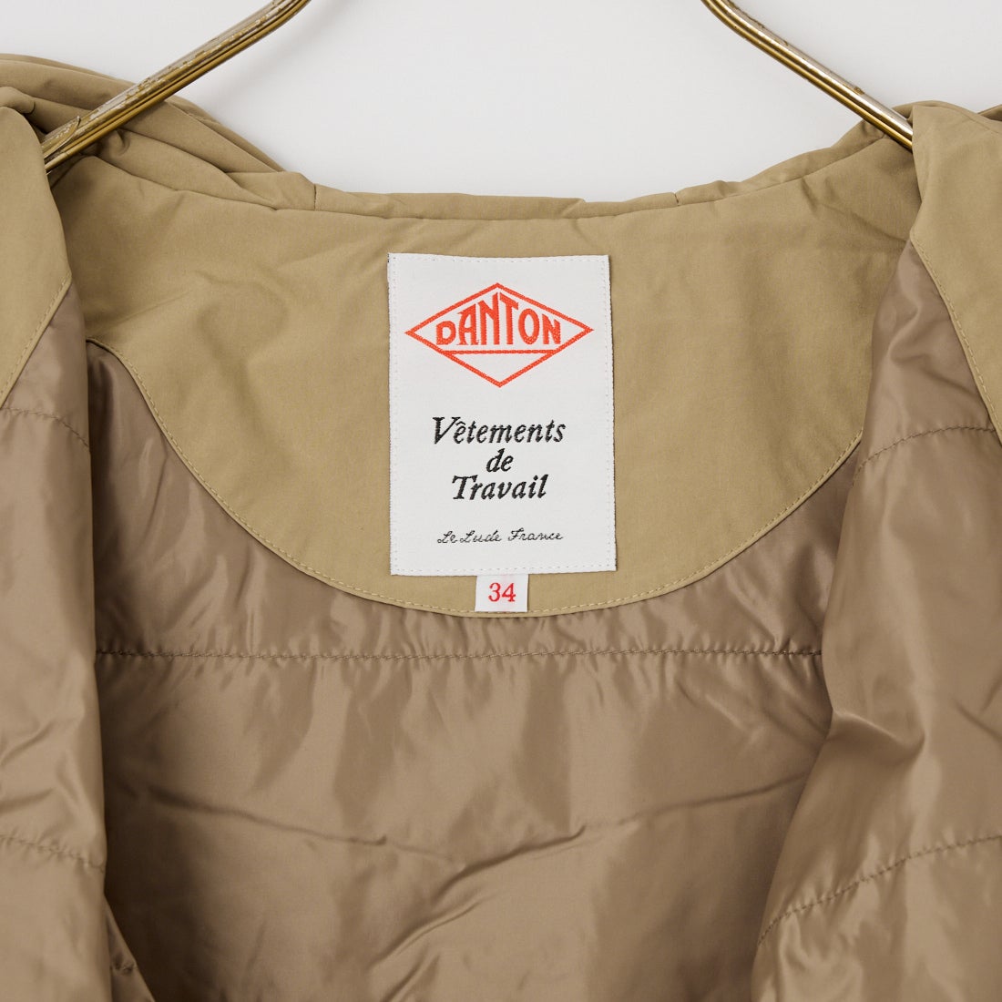 DANTON [ダントン] フードジャケット [DT-A0673KTF] BEIGE