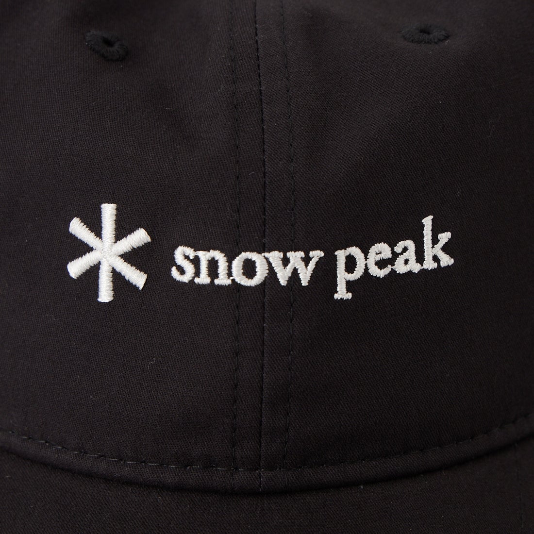 Snow Peak [スノーピーク] ニュースタンダード ロゴキャップ [NSD-AC-25AU001] BLACK