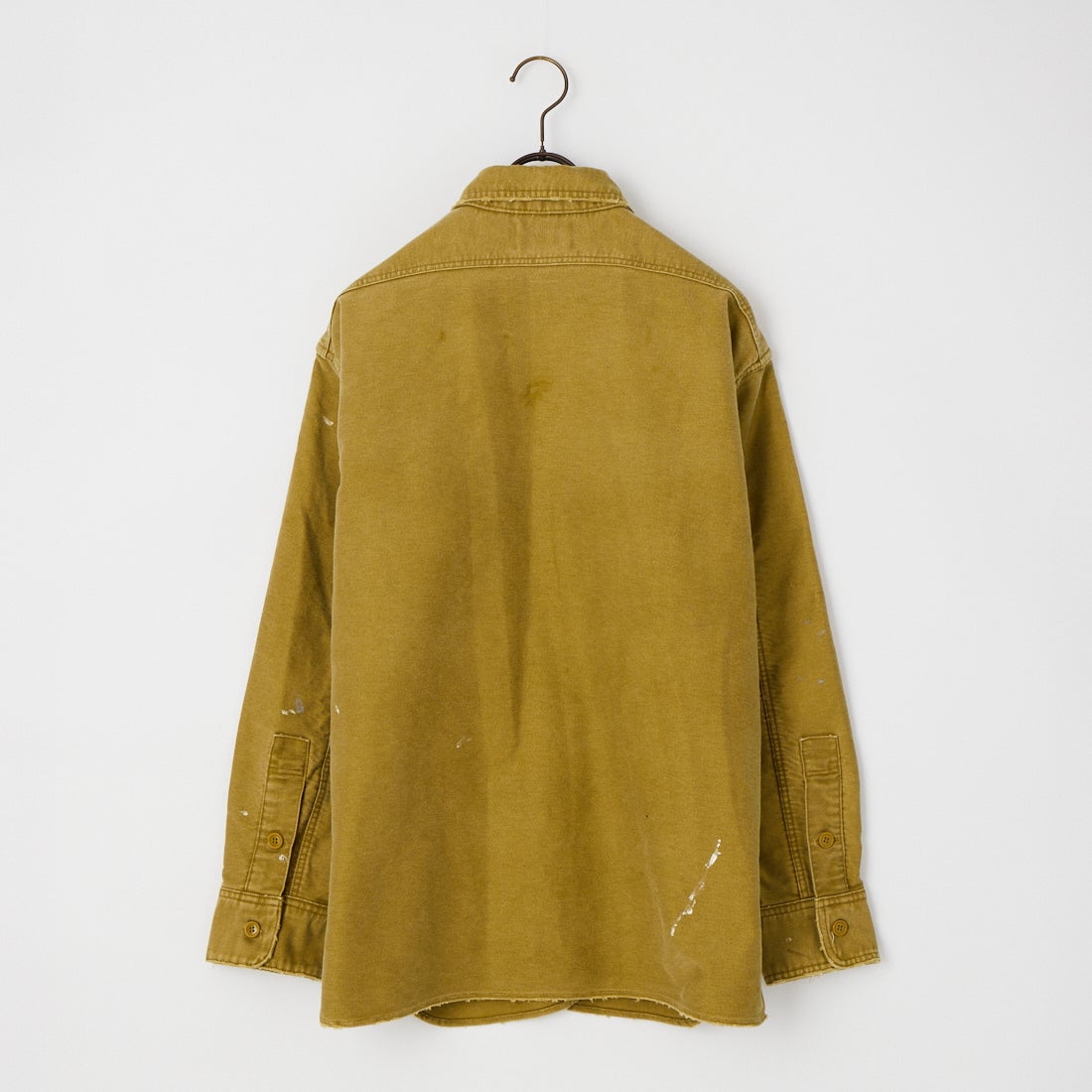 BOW WOW [バウワウ] ヘビーモールスキン ジップワークシャツ [BWU-HMWS] D.KHAKI
