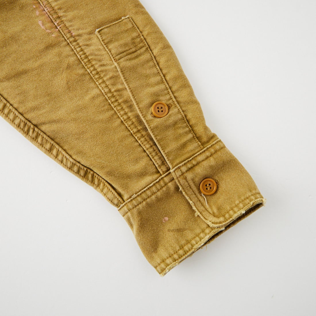 BOW WOW [バウワウ] ヘビーモールスキン ジップワークシャツ [BWU-HMWS] D.KHAKI
