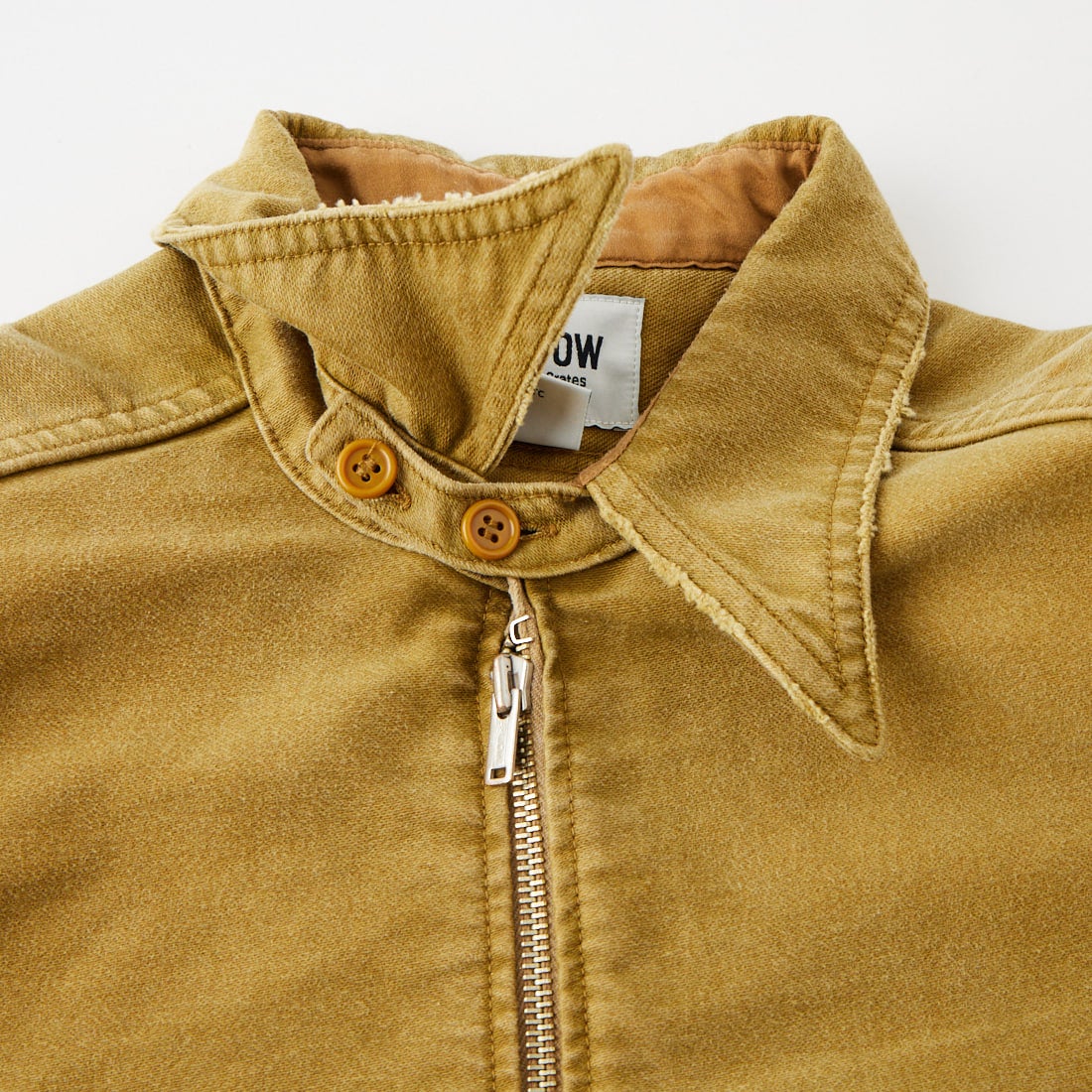 BOW WOW [バウワウ] ヘビーモールスキン ジップワークシャツ [BWU-HMWS] D.KHAKI
