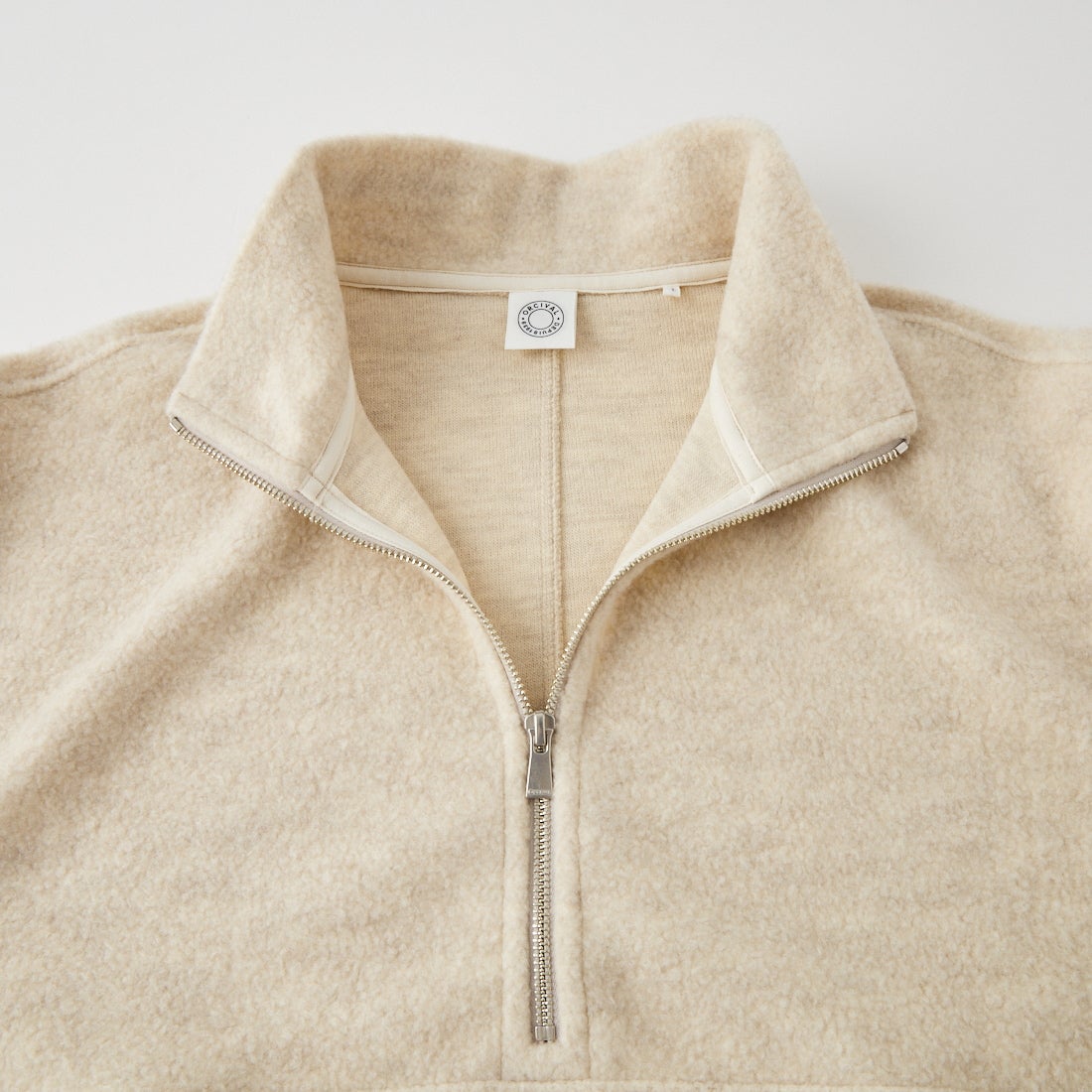 ORCIVAL [オーシバル] スタンドカラー ジッププルオーバー [OR-A0824YFR] TOP OATMEA