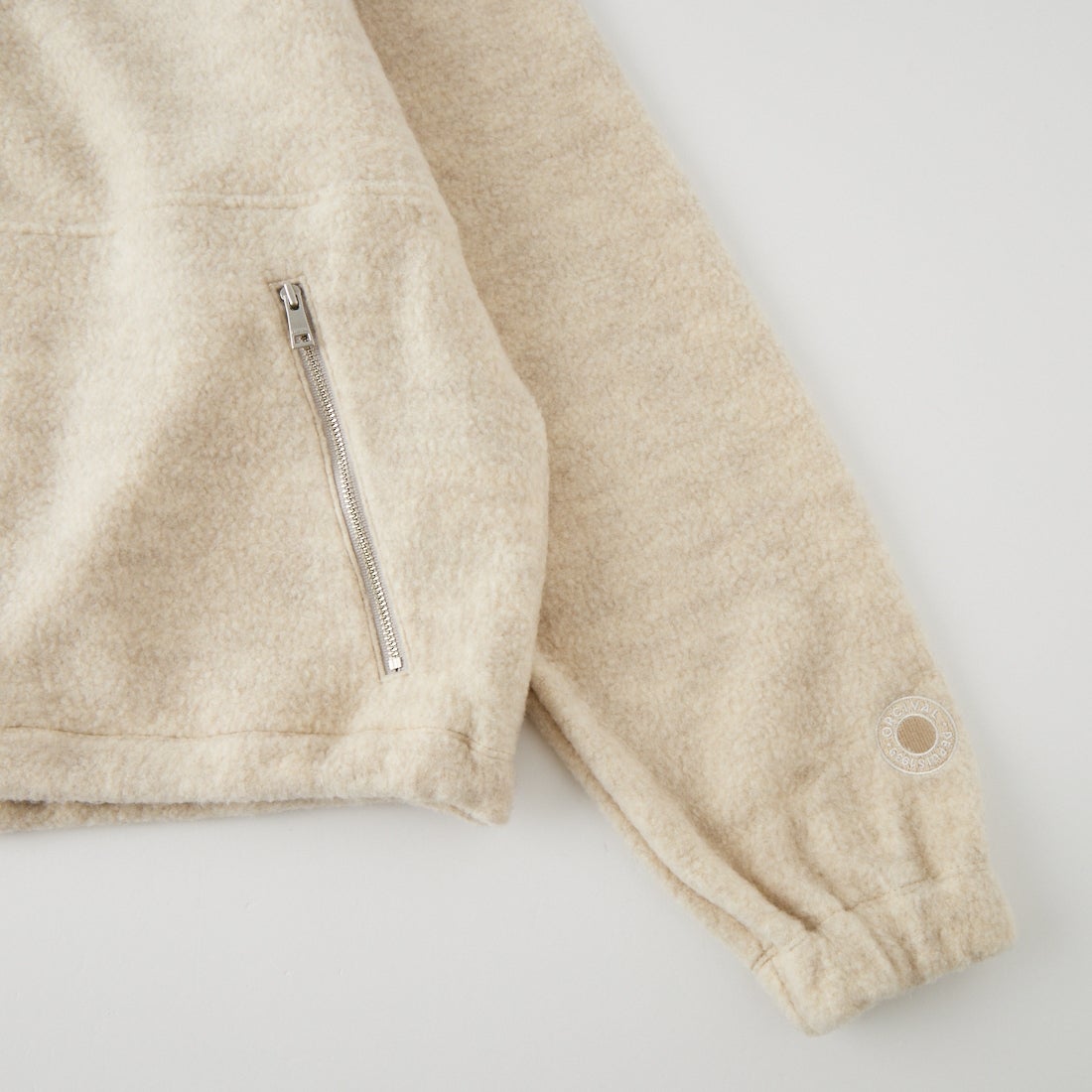 ORCIVAL [オーシバル] スタンドカラー ジッププルオーバー [OR-A0824YFR] TOP OATMEA