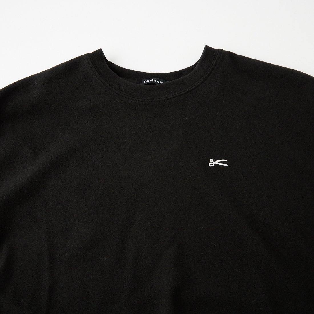 DENHAM [デンハム] クルーネックニット [MIP-CREW] BLACK