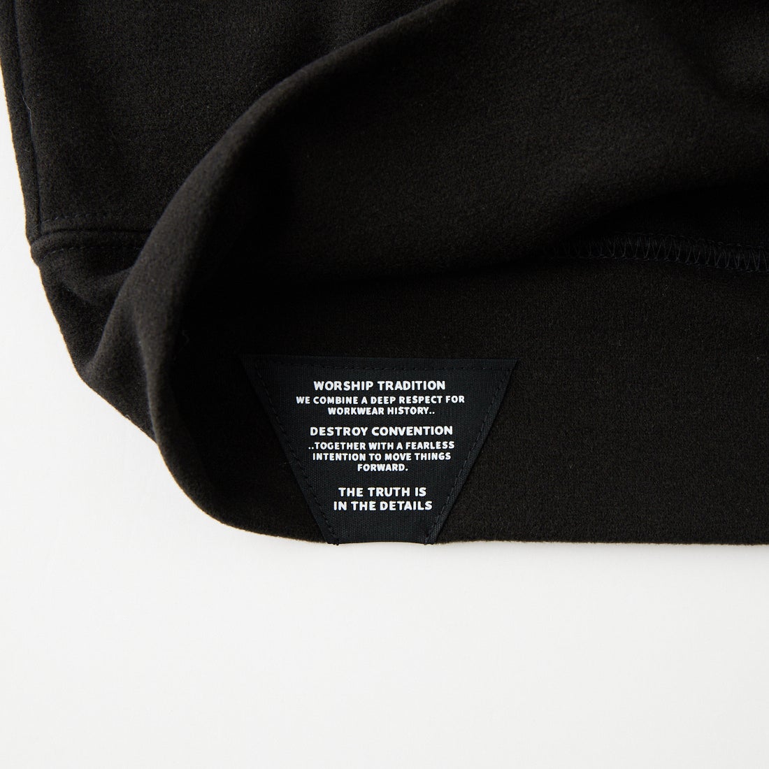 DENHAM [デンハム] クルーネックニット [MIP-CREW] BLACK