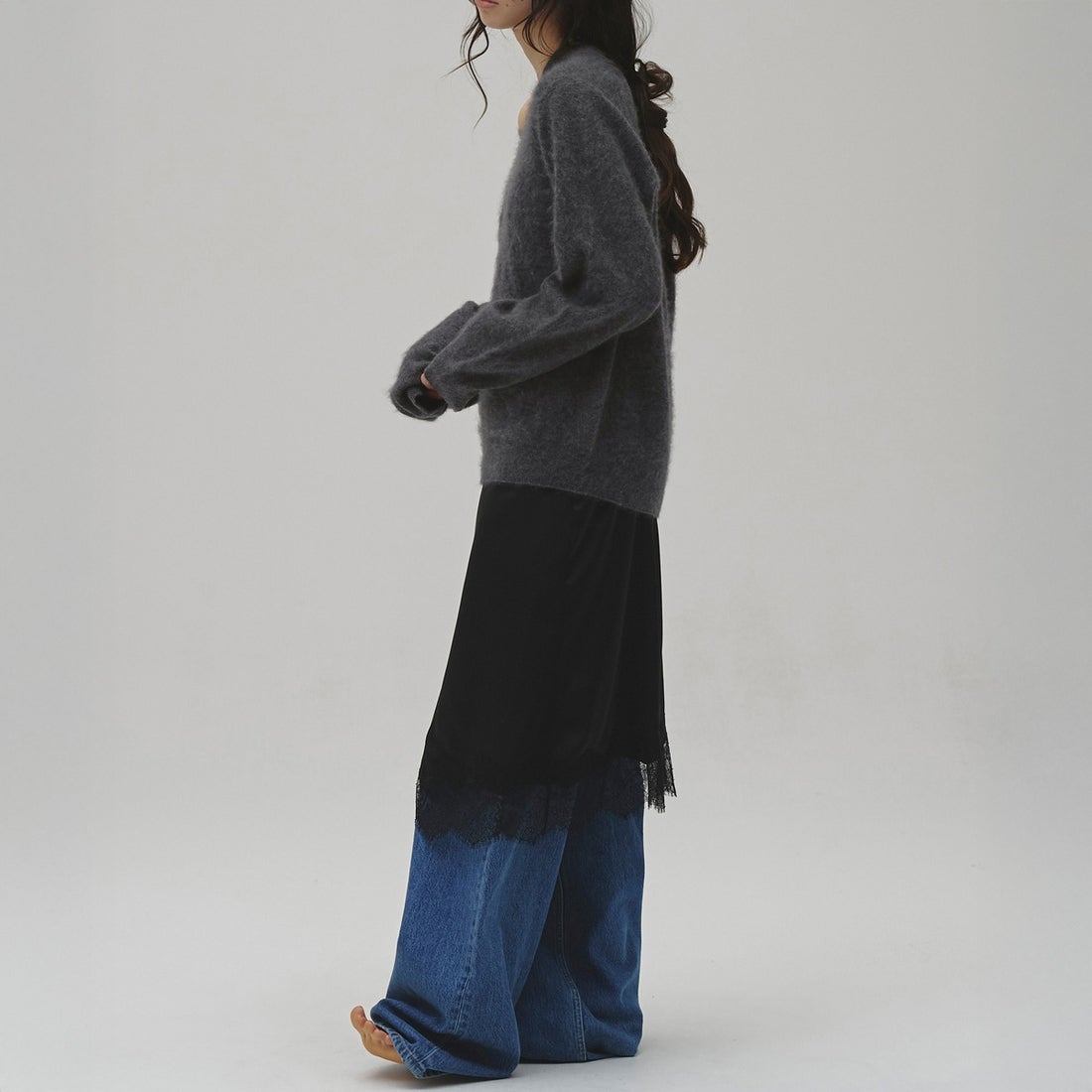 TODAYFUL [トゥデイフル] ウールカシミヤ Vネックニット [12620508] C/GRY