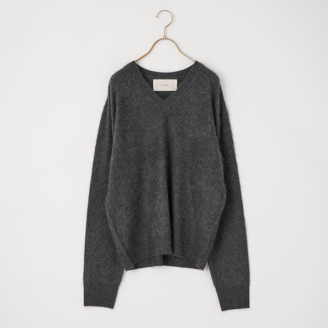 TODAYFUL [トゥデイフル] ウールカシミヤ Vネックニット [12620508] C/GRY