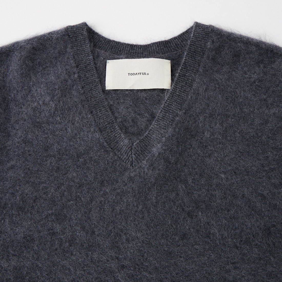 TODAYFUL [トゥデイフル] ウールカシミヤ Vネックニット [12620508] C/GRY