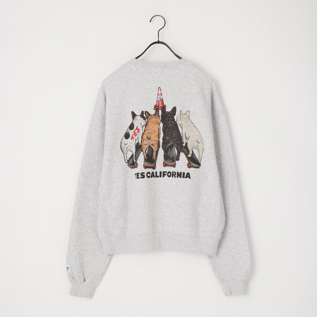 The Endless Summer [エンドレスサマー] 4BUHI SKATE クルーネックスウェット [1640-26774318] 03 MIX GRY