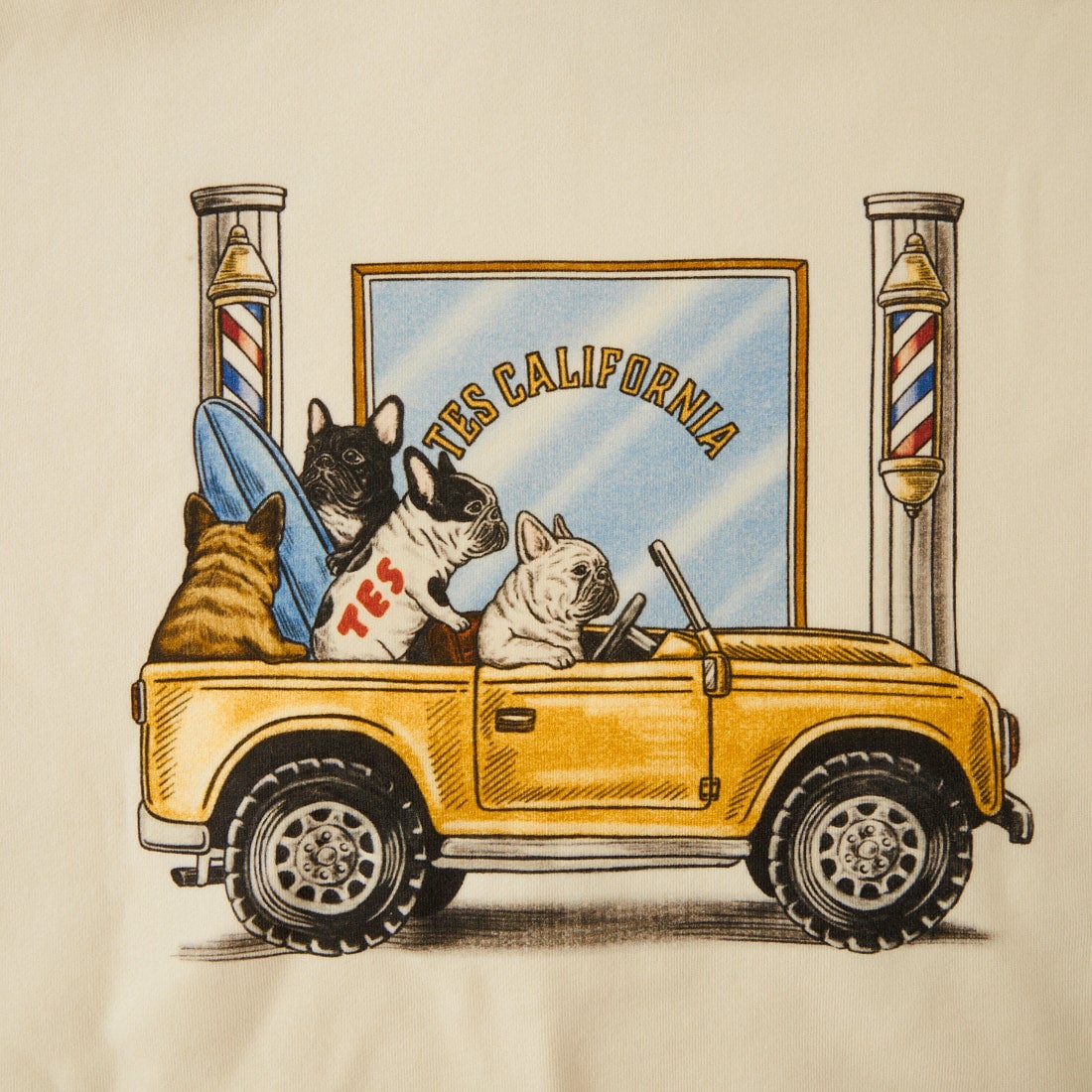 The Endless Summer [エンドレスサマー] 4BUHI BARBER CLUB スウェットパーカー [1640-26774316] 05 IVORY