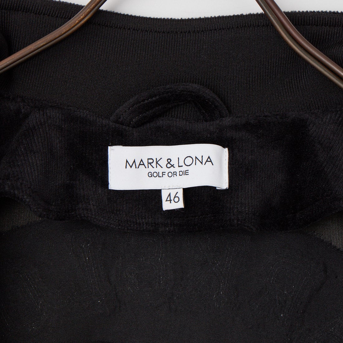 MARK & LONA [マークアンドロナ] ストレッチコーデュロイ トラックジャケット [MLM-26C-AD09] BLACK