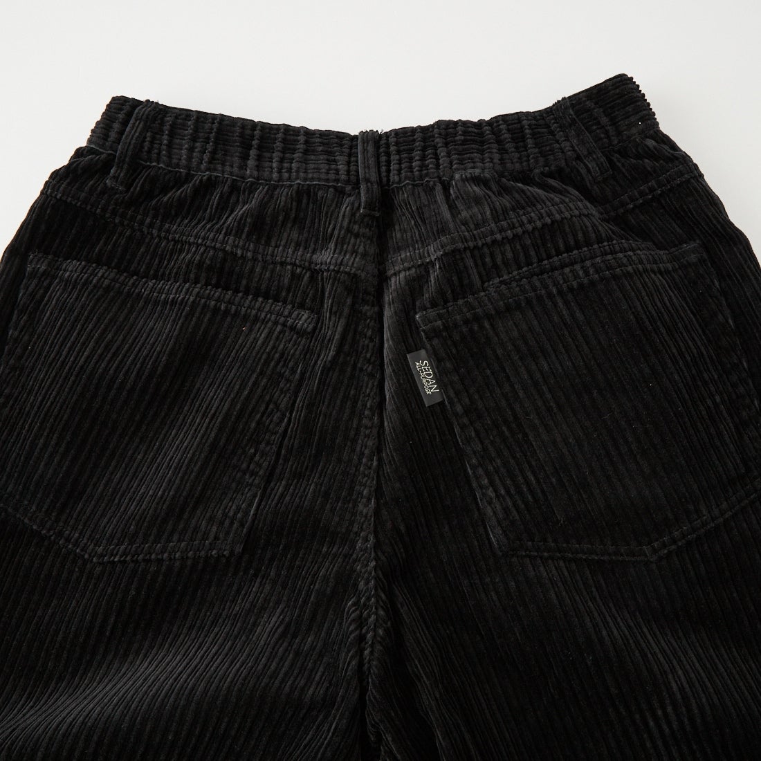 SEDAN ALL-PURPOSE [セダン オールパーパス] CORDUROY BAGGY JEANS [SD26F-PT06] BLACK