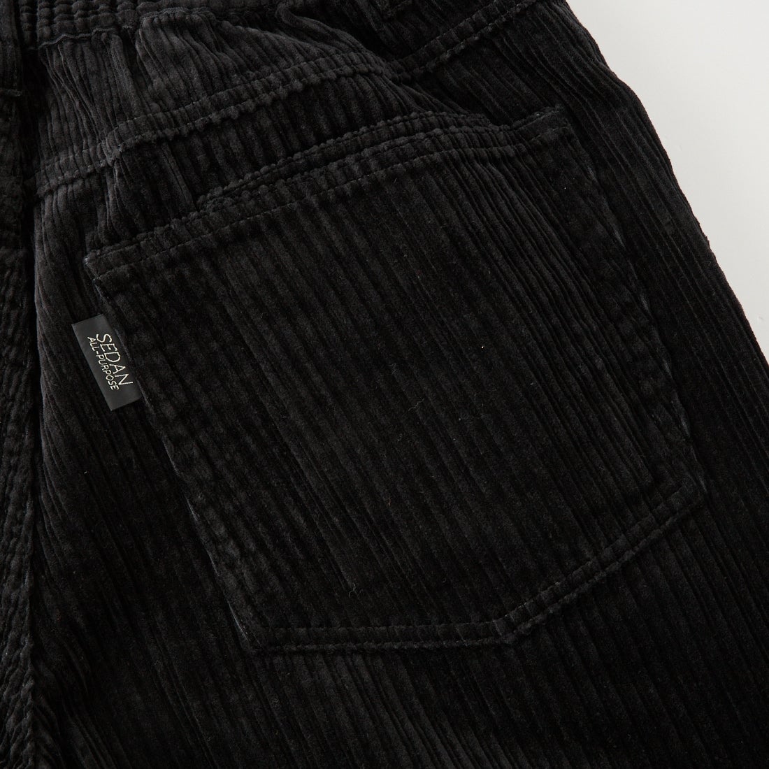 SEDAN ALL-PURPOSE [セダン オールパーパス] CORDUROY BAGGY JEANS [SD26F-PT06] BLACK