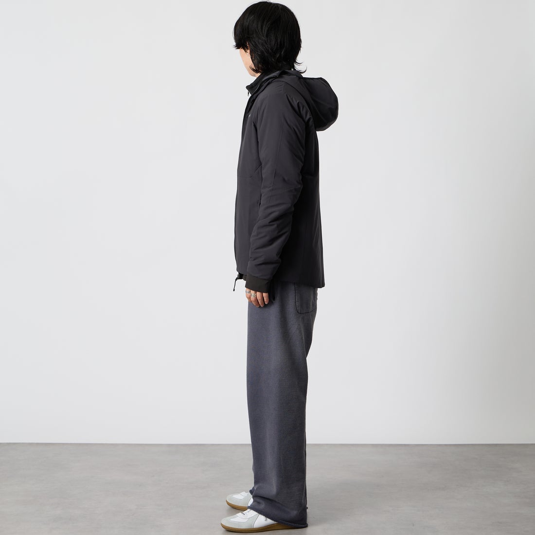 patagonia [パタゴニア] ナノエア ライト フーディ [82880] INBK &&モデル身長：177cm 着用サイズ：M&&