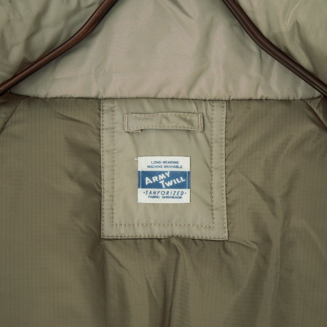 ARMY TWILL SANFORIZED [アーミーツイル サンフォライズド] PEウェザー 中綿ジャケット [AM-2654006] GRAY