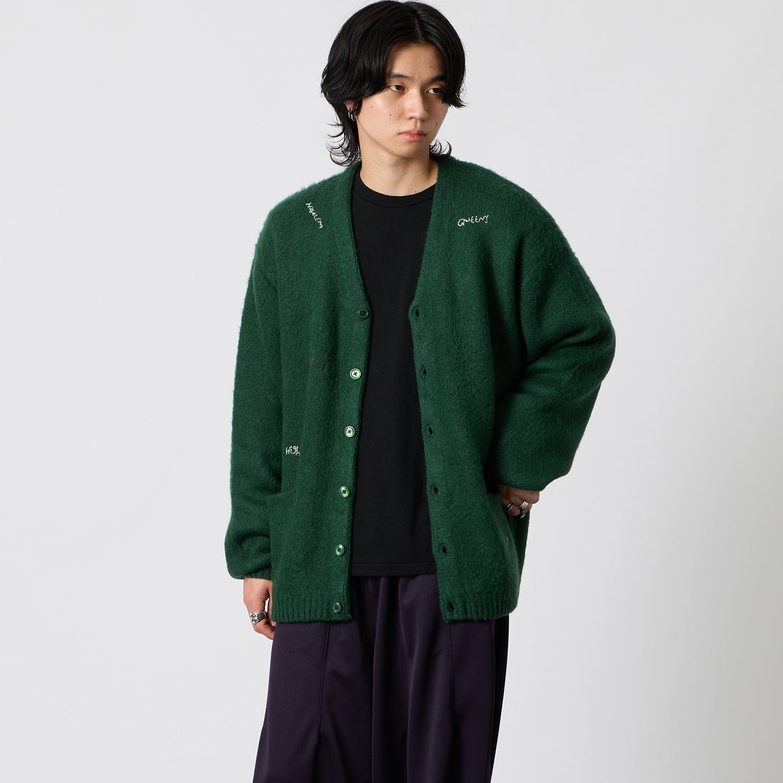GREEN&&モデル身長：177cm 着用サイズ：M&&