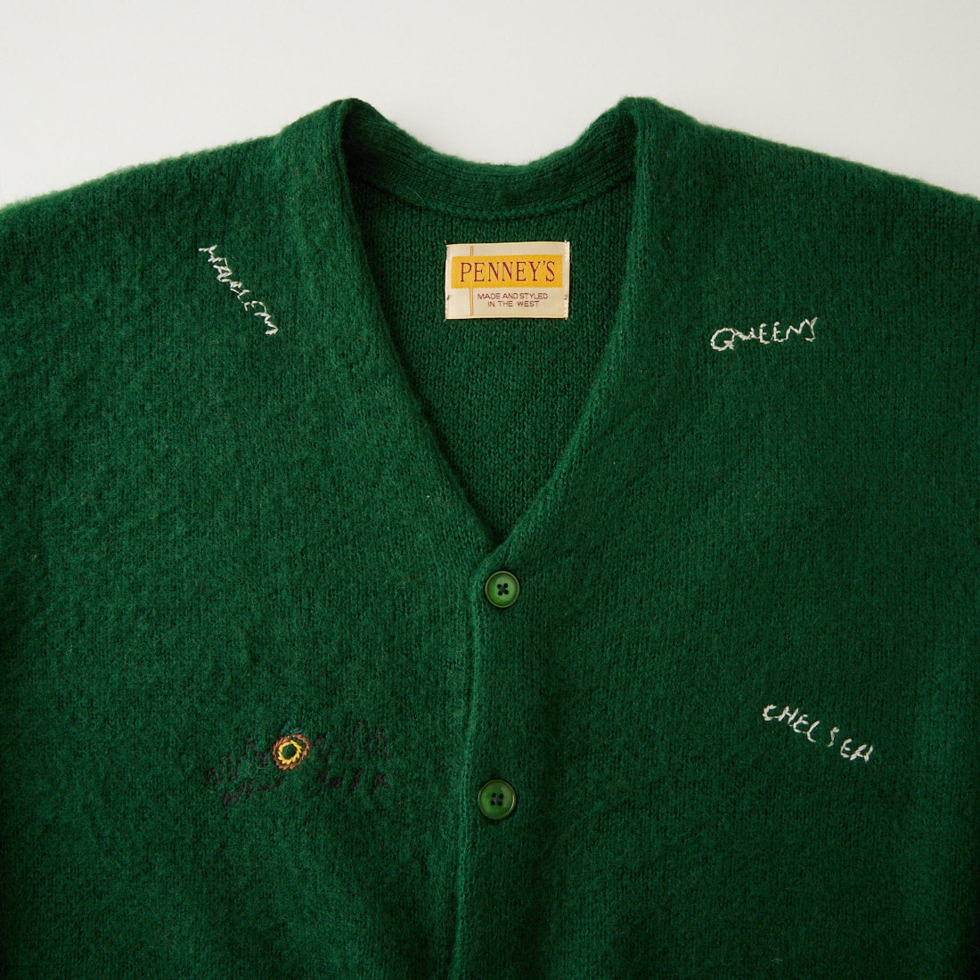 PENNEYS [ぺニーズ] 刺繍カーディガン [PN26F003] GREEN