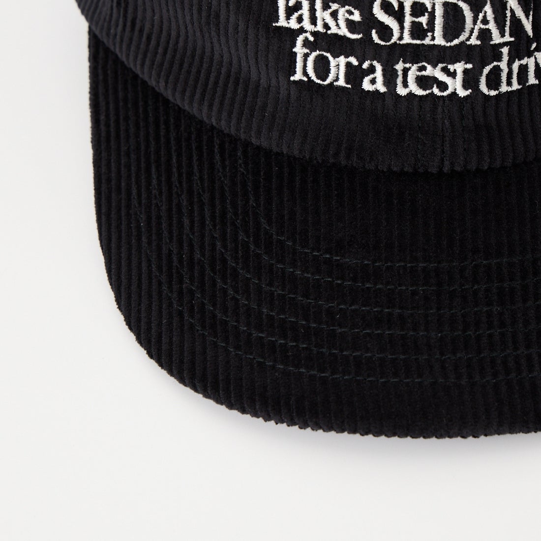 SEDAN ALL-PURPOSE [セダン オールパーパス] レザーストラップ コーデュロイキャップ [SD26F-CP05] BLACK