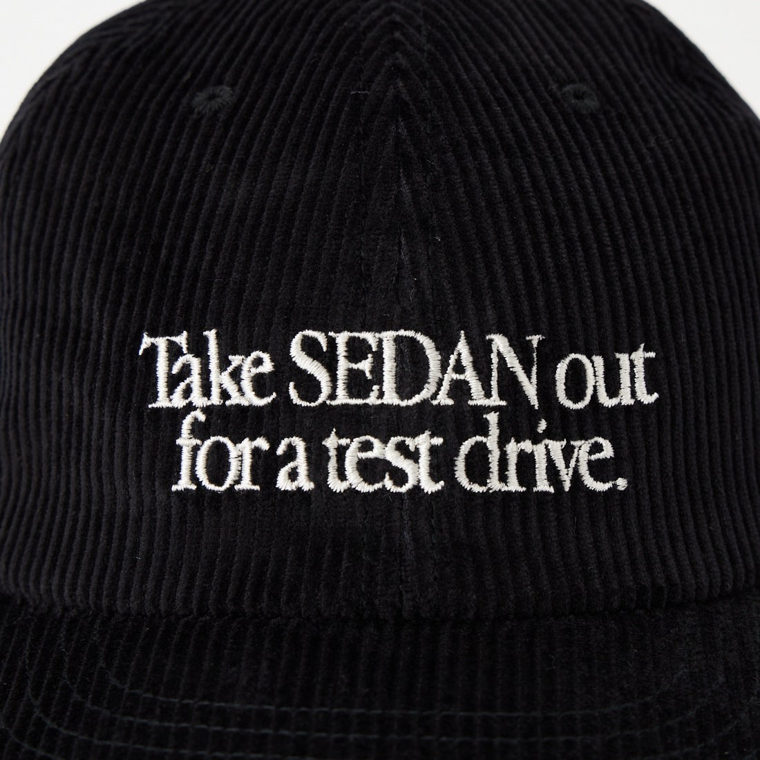 SEDAN ALL-PURPOSE [セダン オールパーパス] レザーストラップ コーデュロイキャップ [SD26F-CP05] BLACK