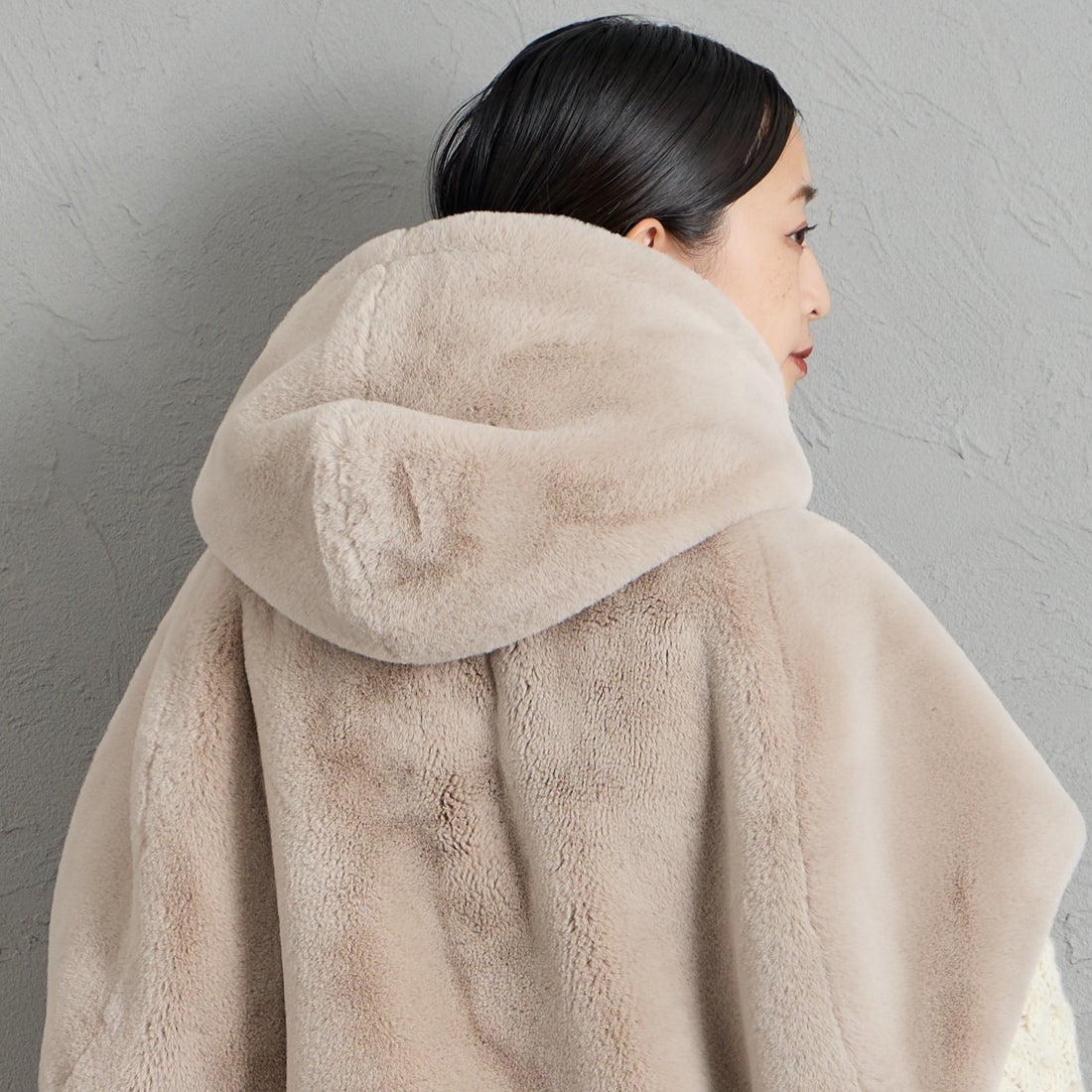 TATRAS [タトラス] GITEGA/ギテガ ボアベスト [LCKA0539033588] L.GRAY &&モデル身長：150cm 着用サイズ：2&&