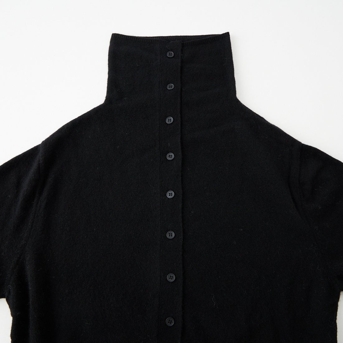 GBH [ジービーエイチ] ウールブレンド ハイネックカーディガン [APC7CD050BKFF] BLACK