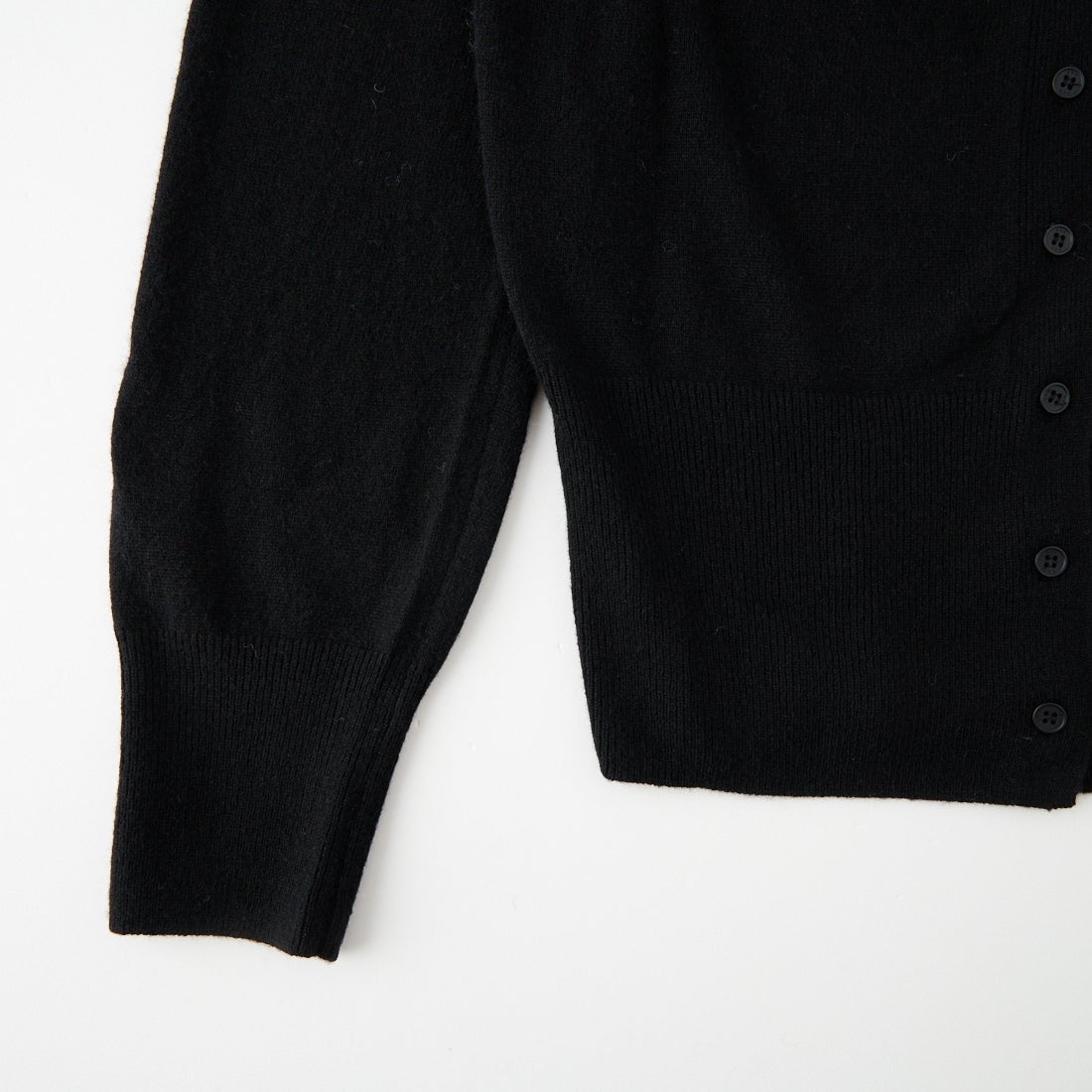 GBH [ジービーエイチ] ウールブレンド ハイネックカーディガン [APC7CD050BKFF] BLACK
