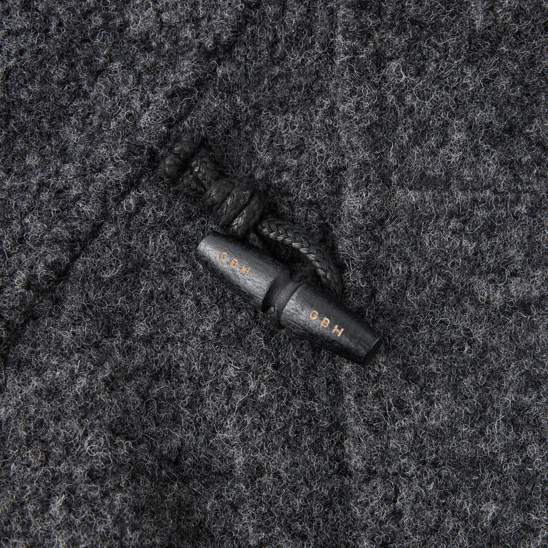 GBH [ジービーエイチ] ハイネック トグルコート [APC7CT090DGFF] DARK GREY
