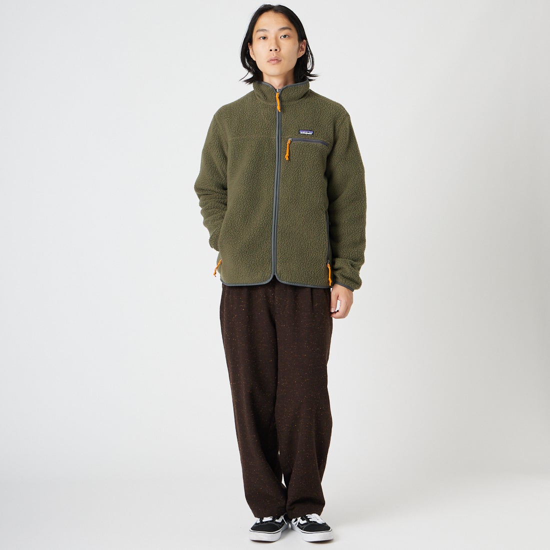 patagonia [パタゴニア] メンズ レトロパイルジャケット [22802] BSNG &&モデル身長：175cm 着用サイズ：M&&