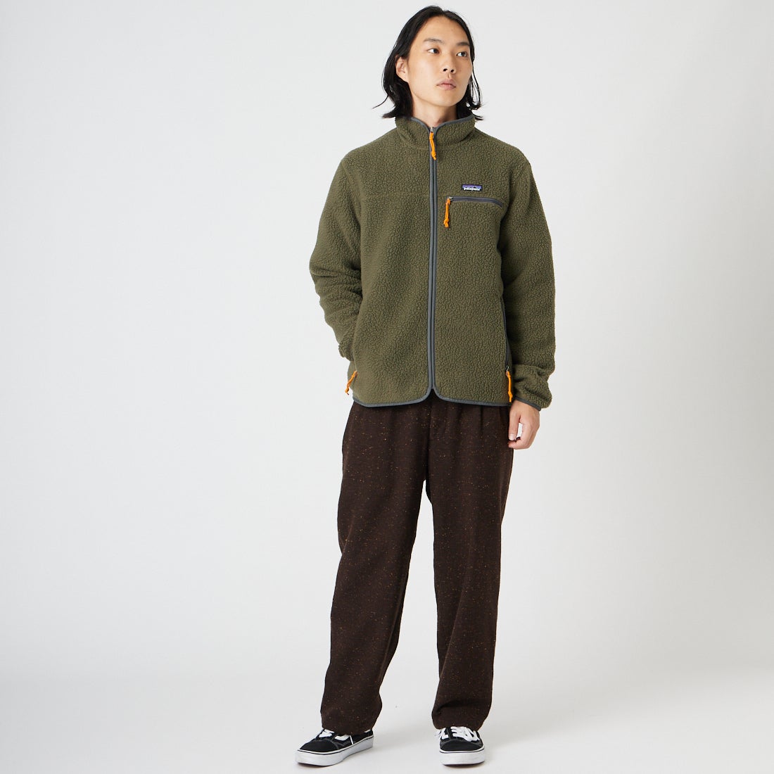 patagonia [パタゴニア] メンズ レトロパイルジャケット [22802] BSNG &&モデル身長：175cm 着用サイズ：M&&