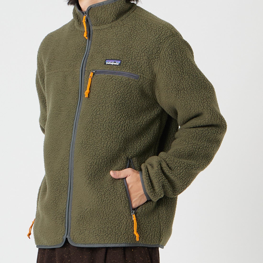 patagonia [パタゴニア] メンズ レトロパイルジャケット [22802] BSNG &&モデル身長：175cm 着用サイズ：M&&