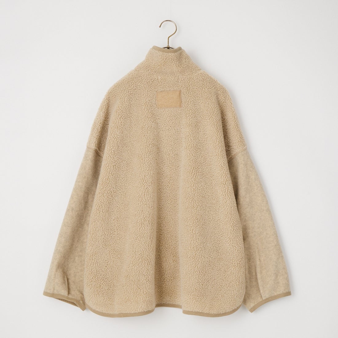 tumugu: [ツムグ] ジェシーボア×フリースジャケット [TC26315] 10 BEIGE