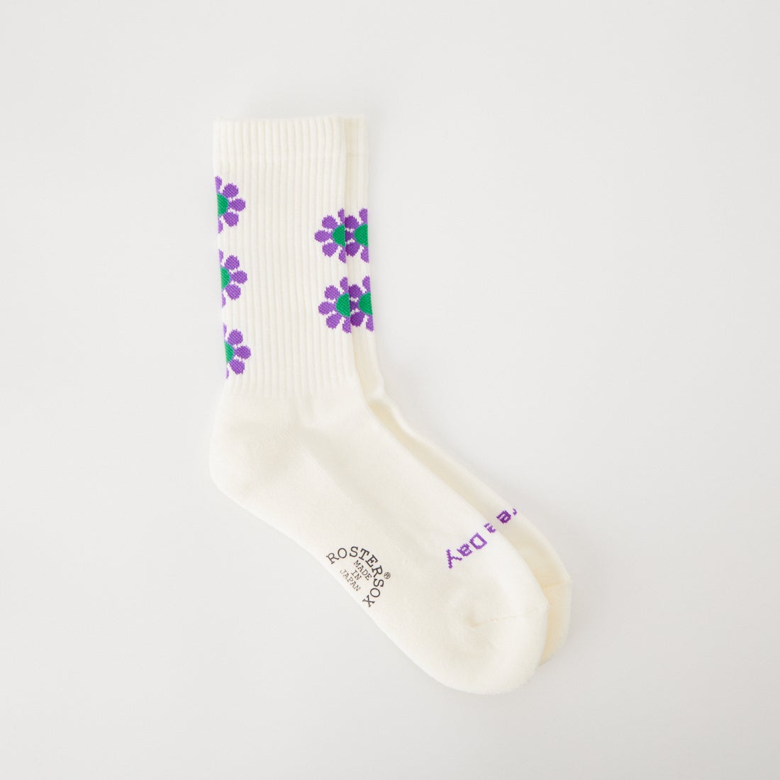 ROSTER SOX [ロスターソックス] PEACE ソックス [RS-510] WHITE
