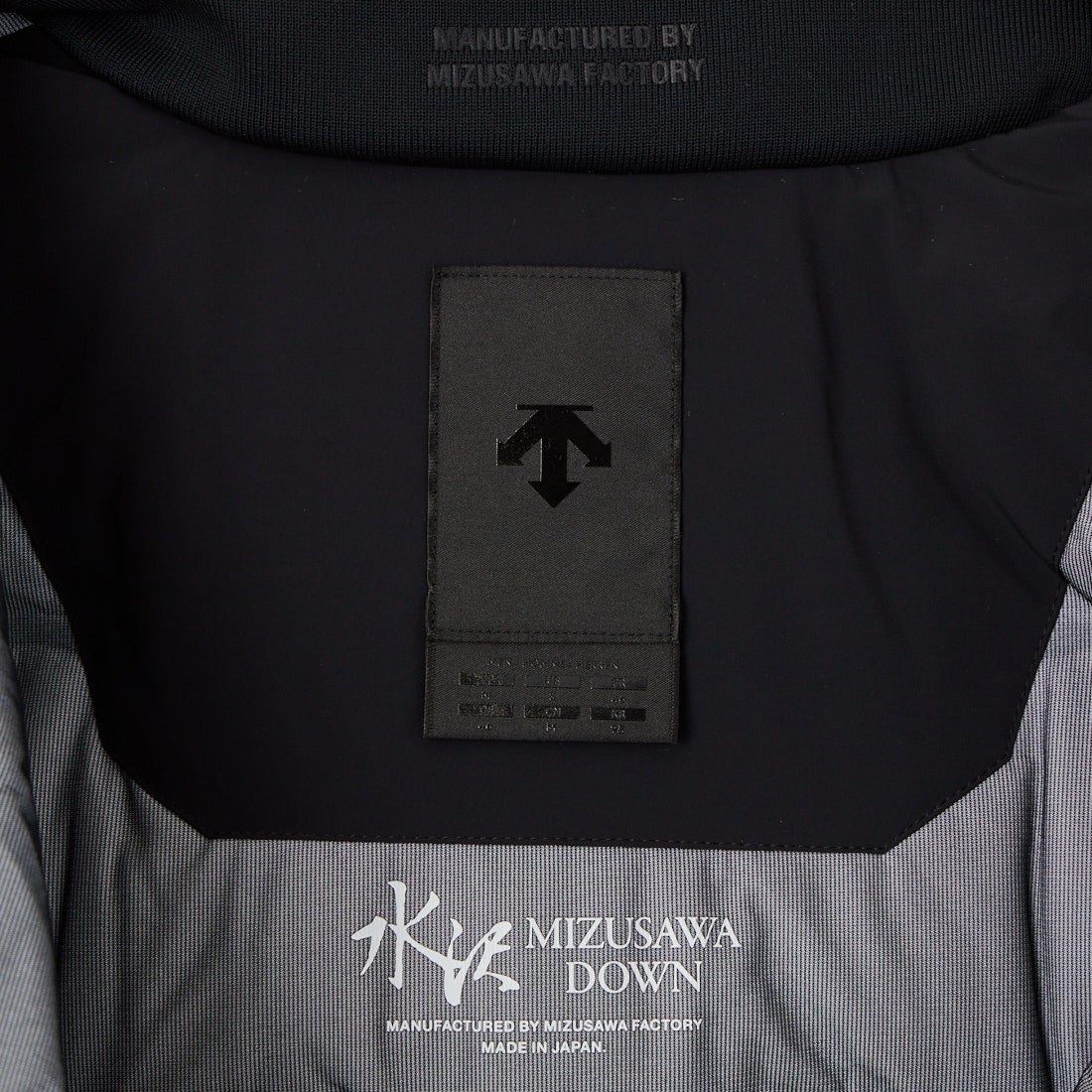 DESCENTE ALLTERRAIN [デサントオルテライン] 水沢ダウン インビジブルダウンジャケット [DU6FDJM4M] BK00
