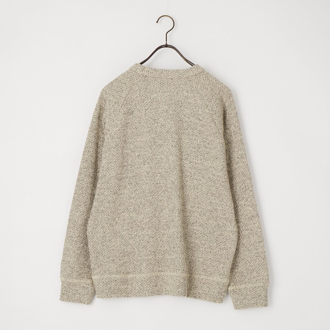 Jeans Factory Clothes [ジーンズファクトリークローズ] ローゲージカノコ ラグランクルーネックニット [25522290] 914 BEIGE