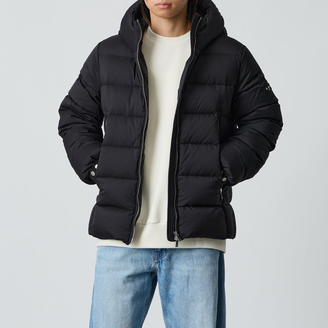 TATRAS [タトラス] CIZIO/シツィオ ダウンジャケット [MCKA0017013588] BLACK &&モデル身長：177cm 着用サイズ：3&&
