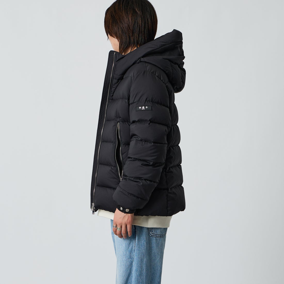 TATRAS [タトラス] CIZIO/シツィオ ダウンジャケット [MCKA0017013588] BLACK &&モデル身長：177cm 着用サイズ：3&&