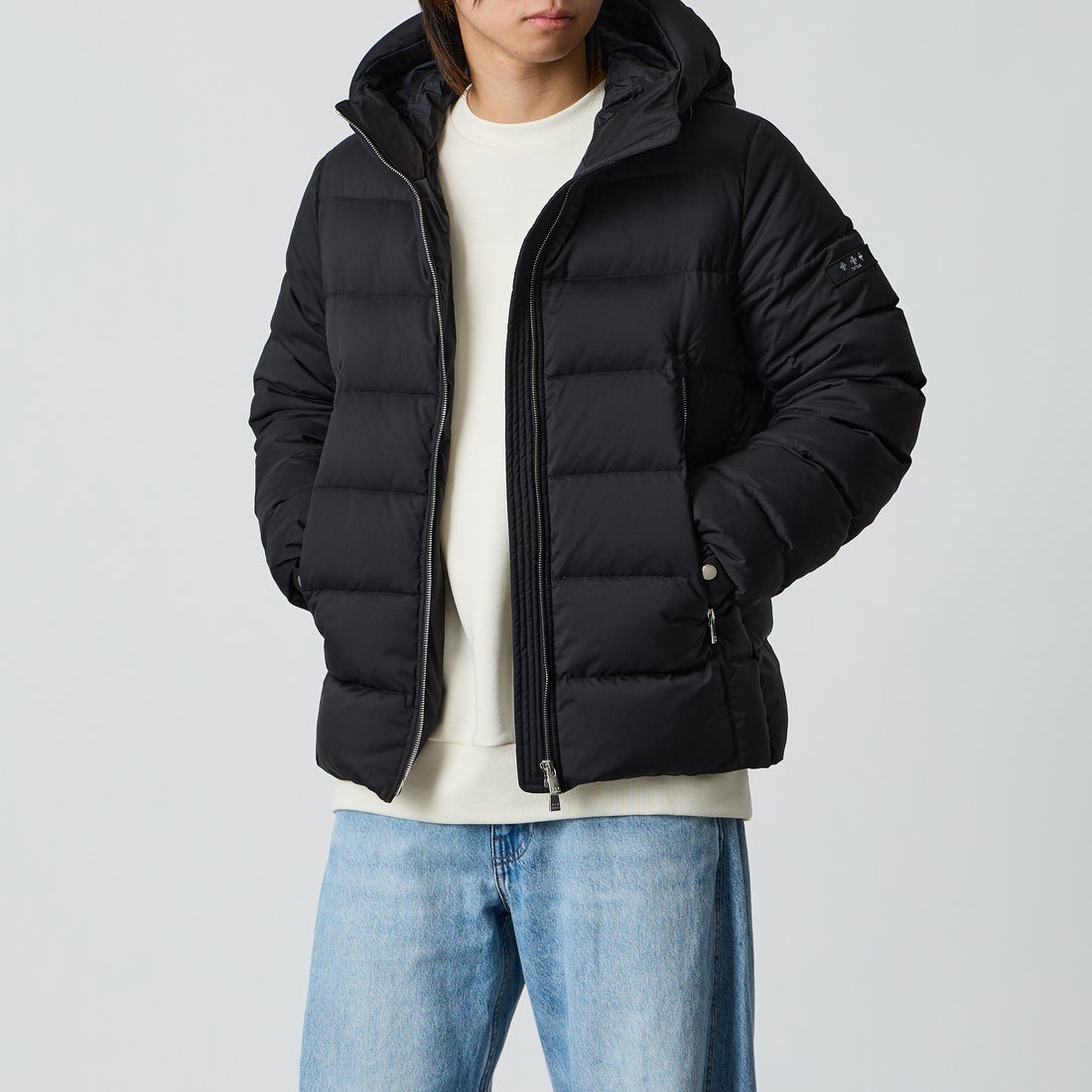 TATRAS [タトラス] CIZIO/シツィオ ダウンジャケット [MCKA0017013588] BLACK &&モデル身長：177cm 着用サイズ：2&&