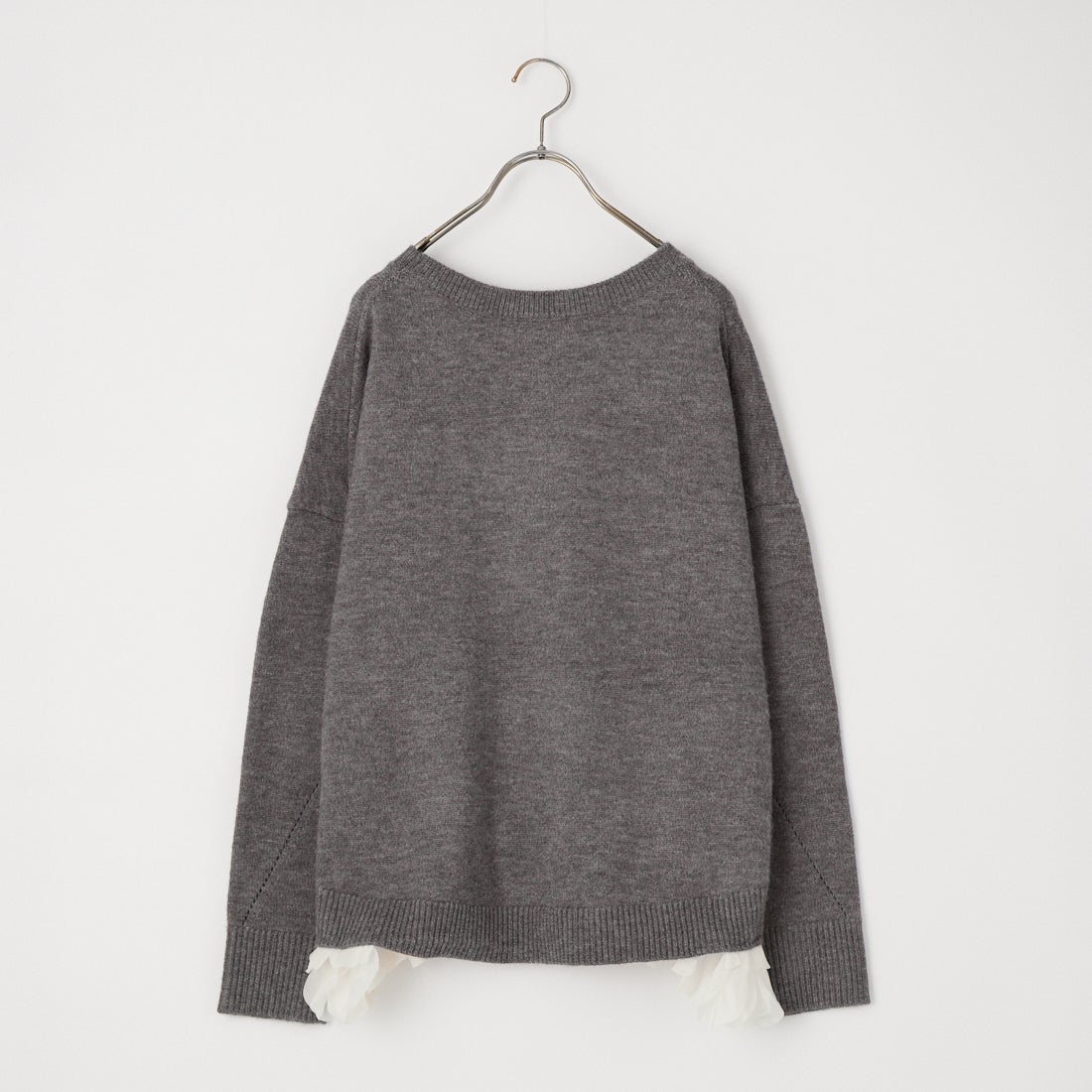 CHIGNON [シニヨン] サークルヘムニットプルオーバー [9565-415JR] GRAY