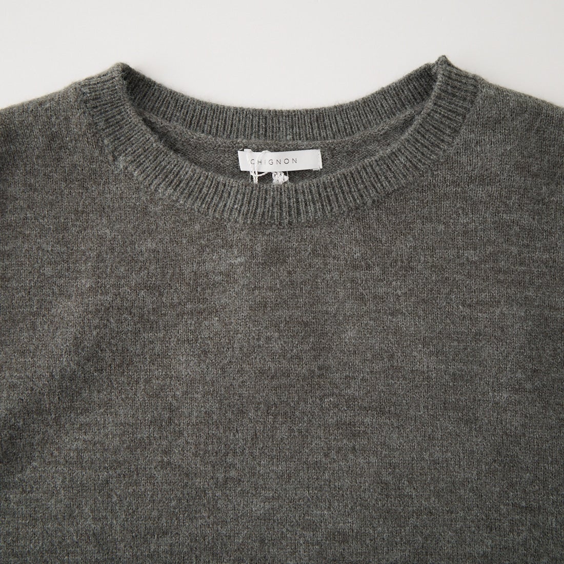 CHIGNON [シニヨン] サークルヘムニットプルオーバー [9565-415JR] GRAY