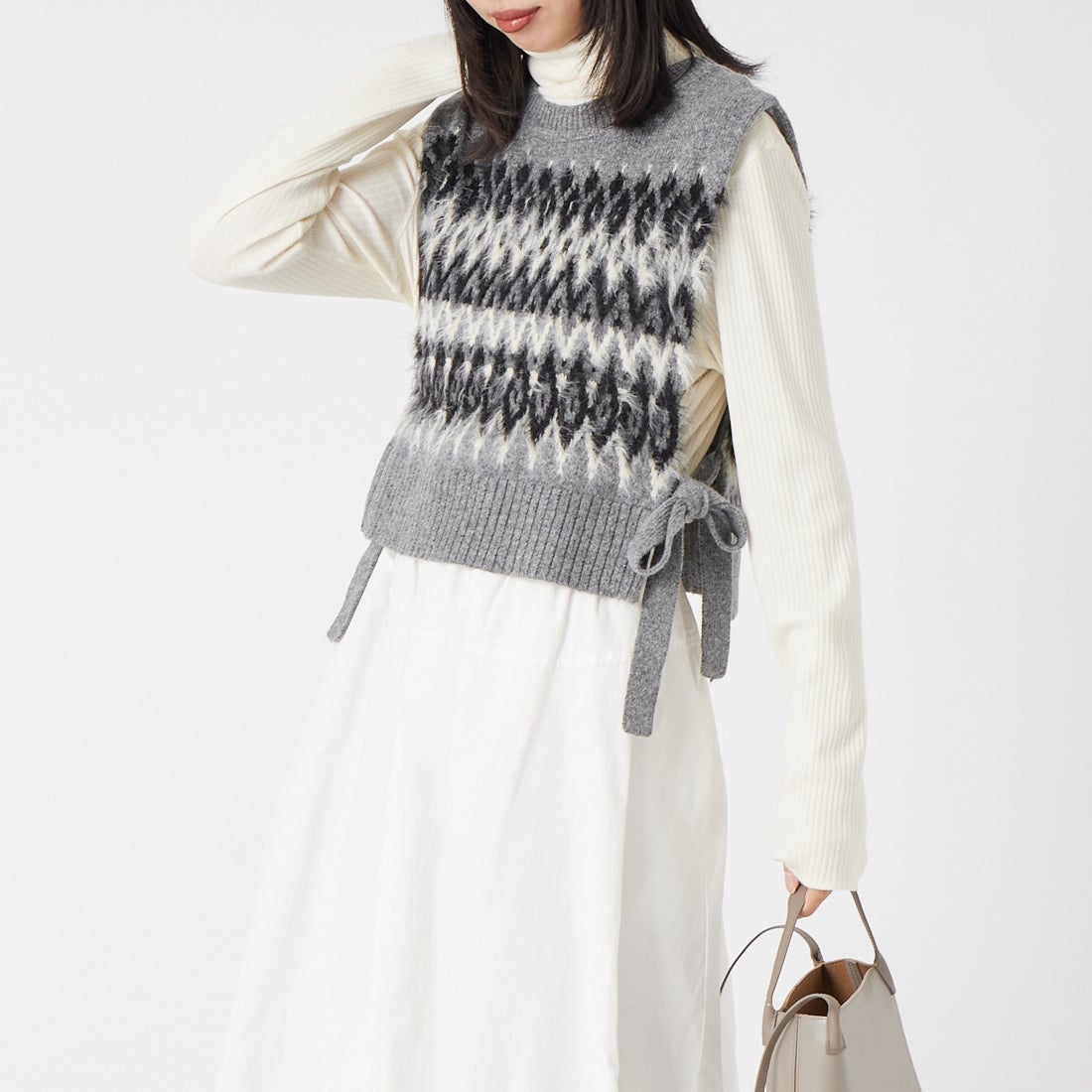 GRAY&&モデル身長：162cm 着用サイズ：F&&